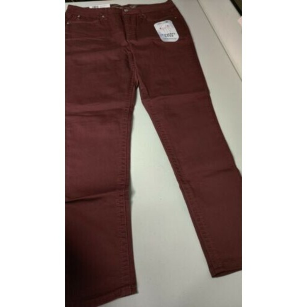 Seven7 Tummyless Skinny Jeans Fried Brick 8‎